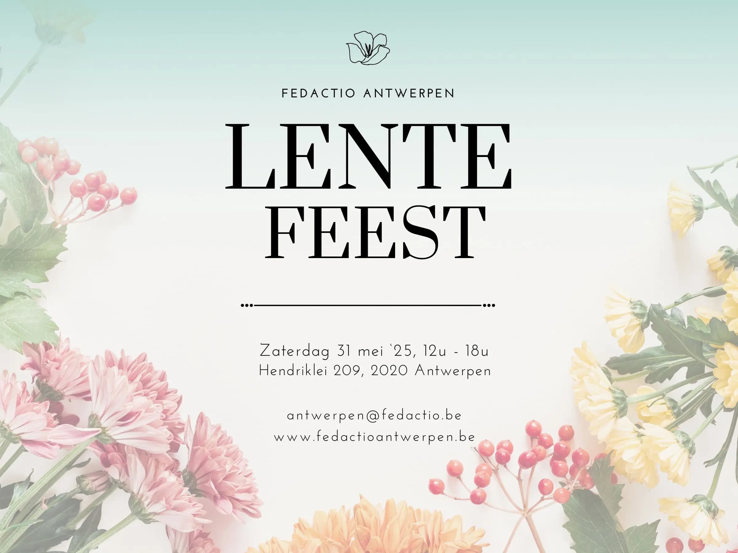 Lentefeest Antwerpen 31/05/2025