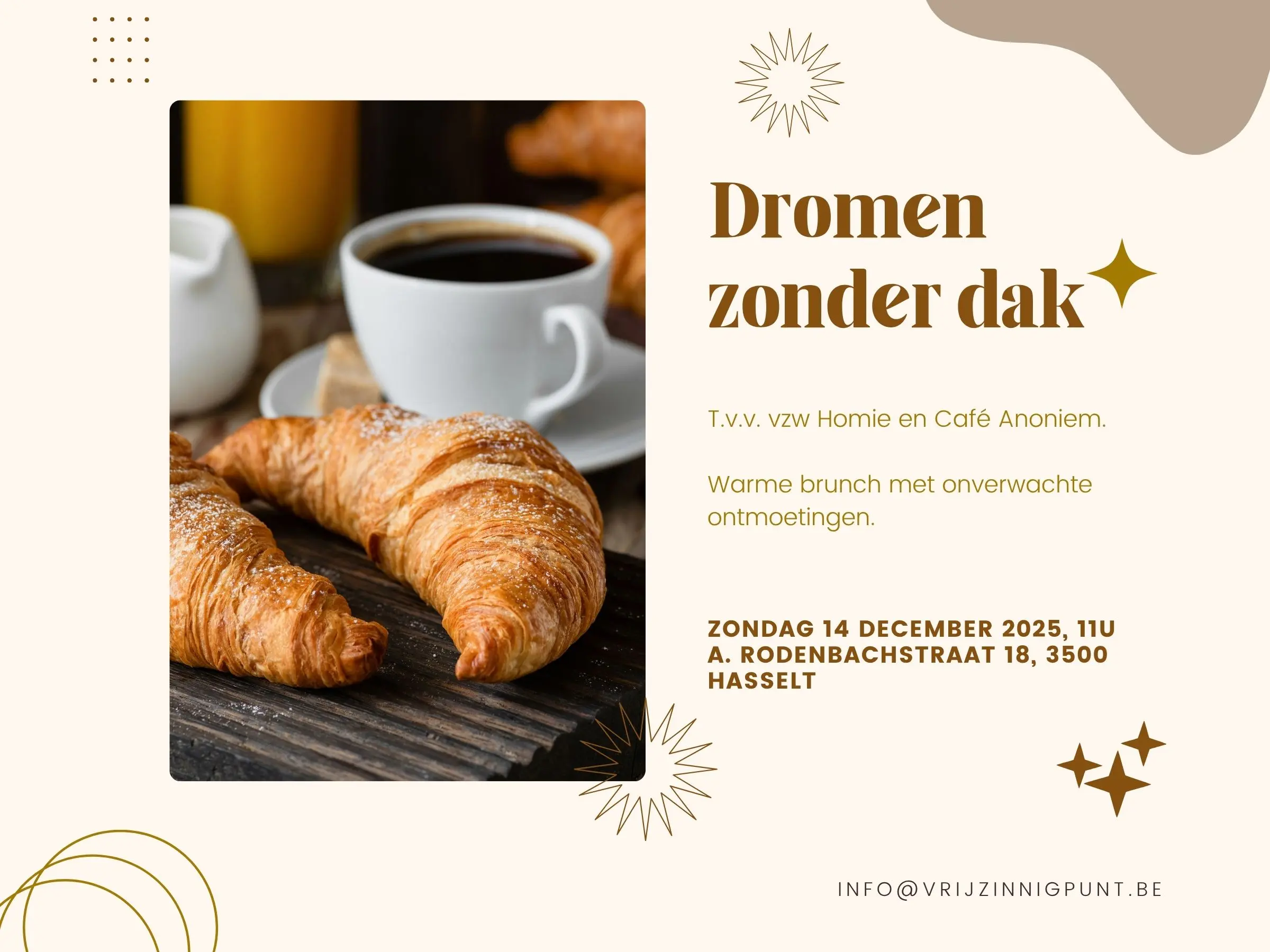 Brunch dromen zonder dak 14/12/2025 juiste versie