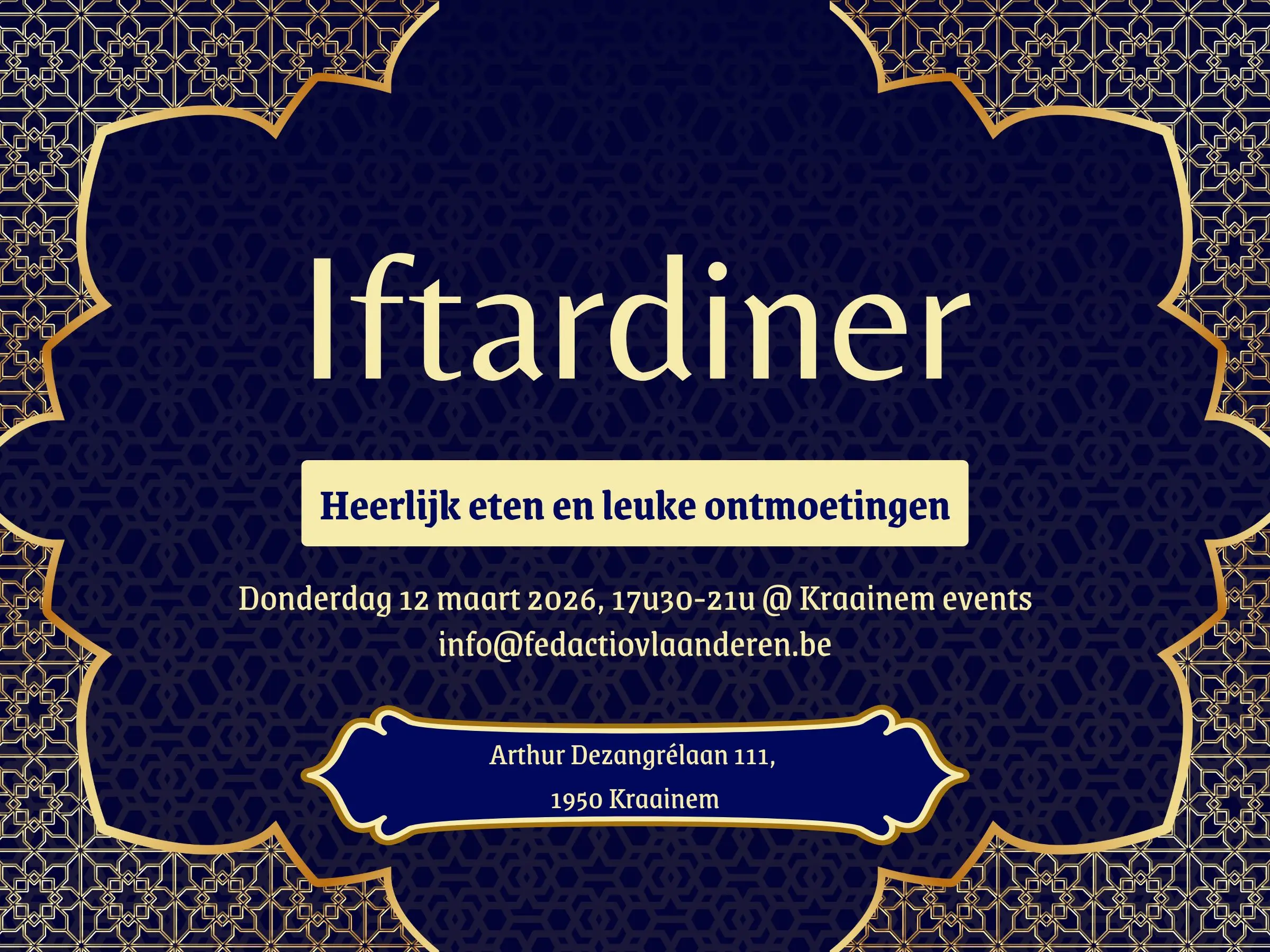 Iftar Kraainem 12/03/2026