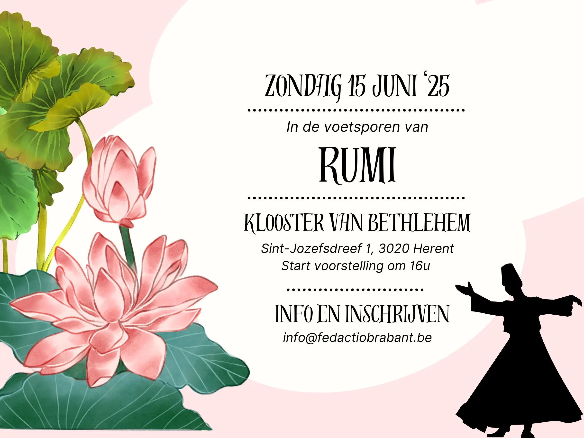 In de voetsporen van Rumi 15 juni 2025 Herent