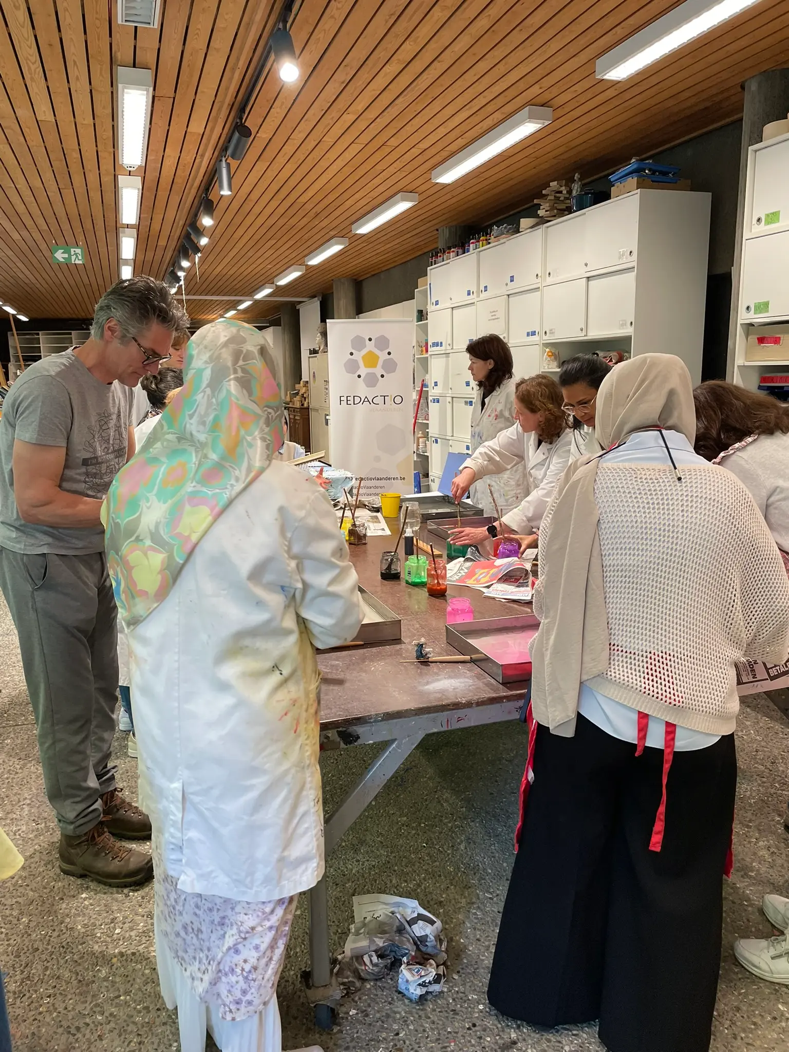 Workshop Ebru Dilbeek 2025 4