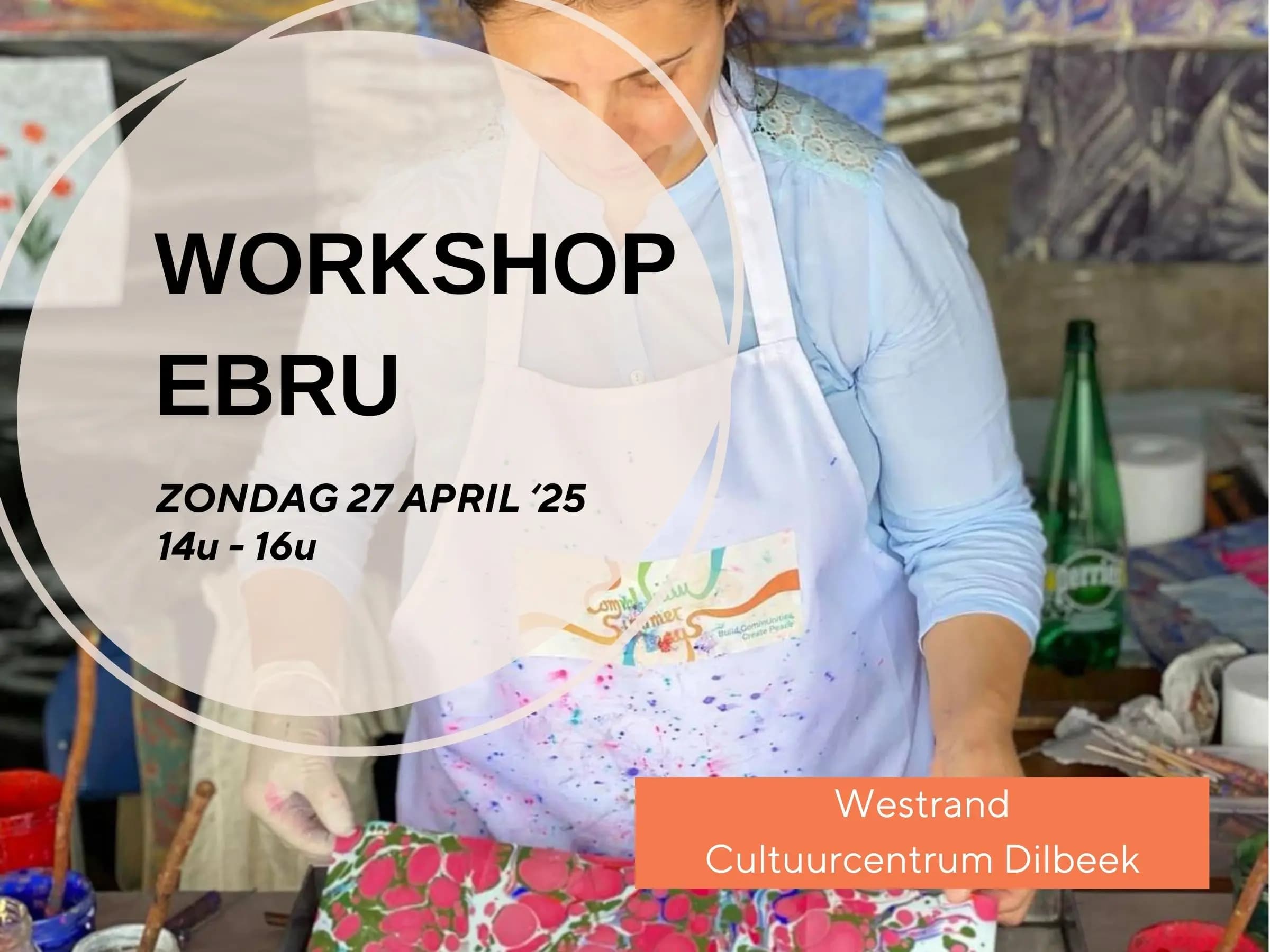 Workshop ebrukunst Dilbeek 27/04/2025