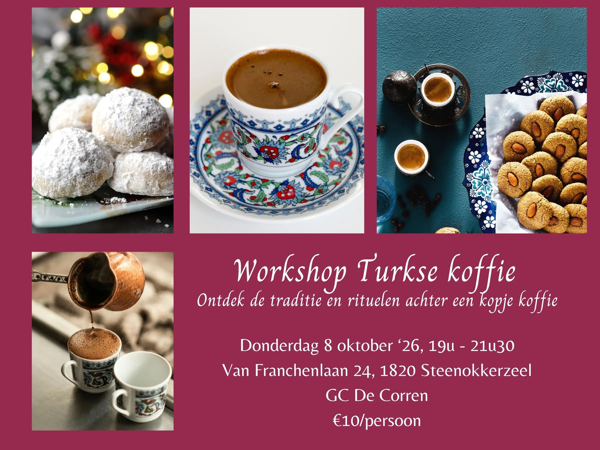 Workshop Turkse koffie Steenokkerzeel GC De Corren